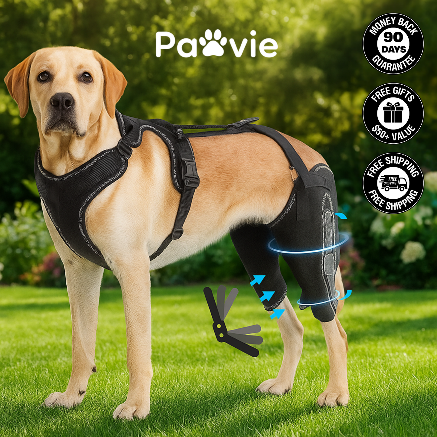 Pawvie™ Orthopedic Dual-Hinge Knee Brace