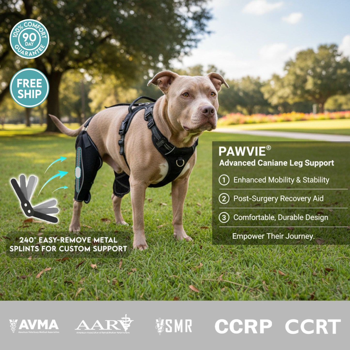 Pawvie™ Orthopedic Dual-Hinge Knee Brace