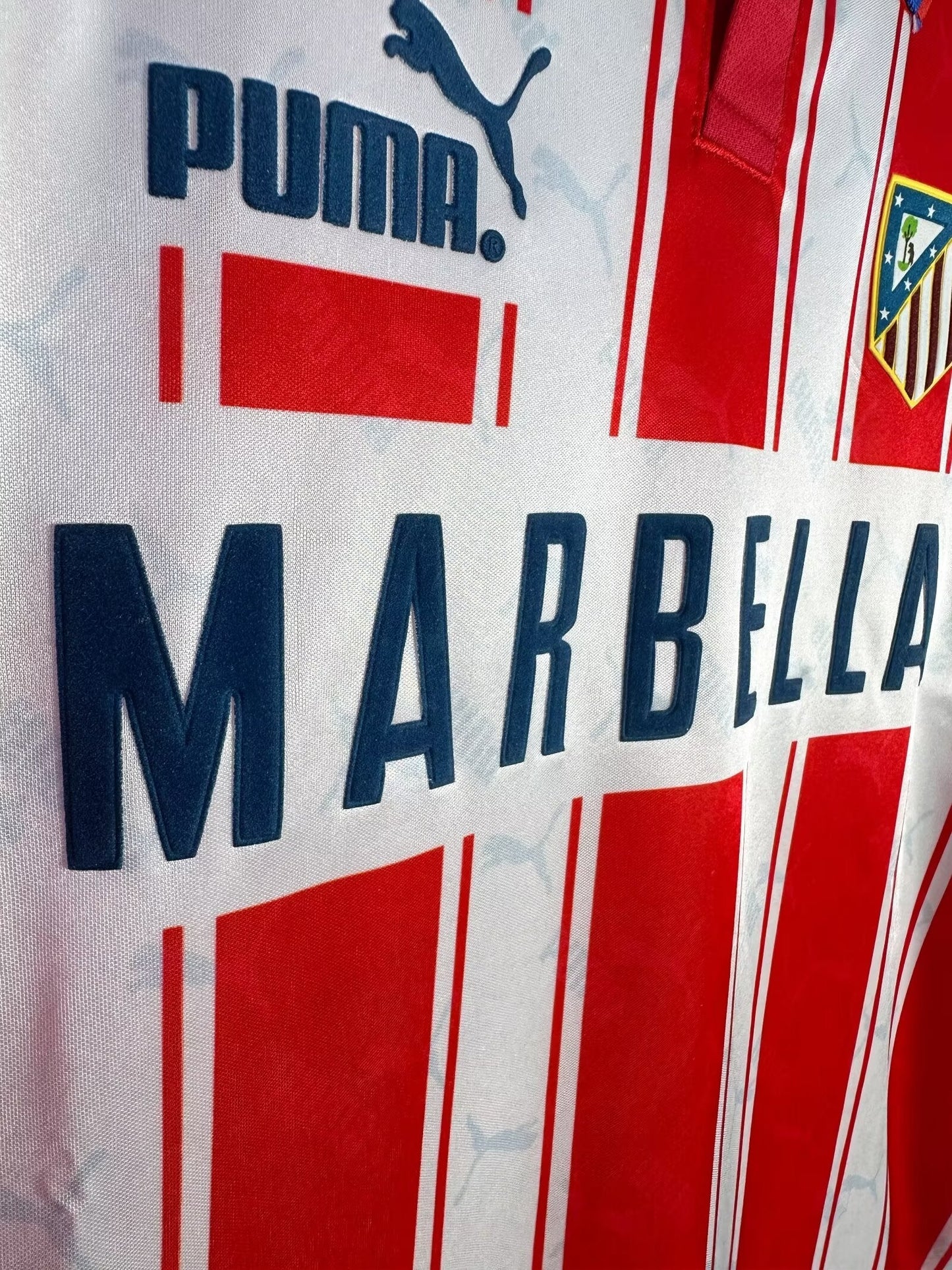 Atletico Madrid Long Sleeve Home Shirt - 1994-95