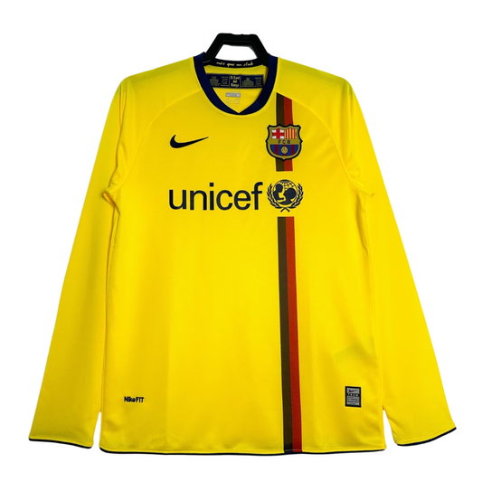 Barcelona Long Sleeve Away Shirt - 2008-09