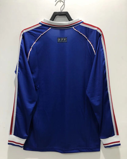 France Long Sleeve Home Shirt - 1998